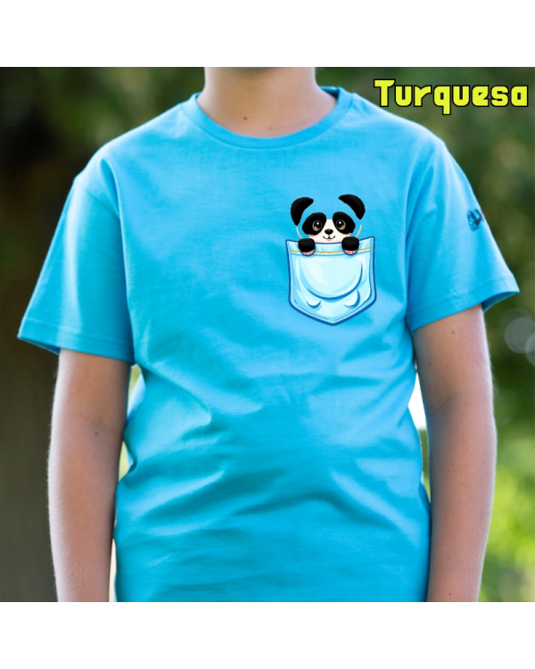 Camiseta niño manga corta - Pandita