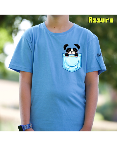 Camiseta niño manga corta - Pandita