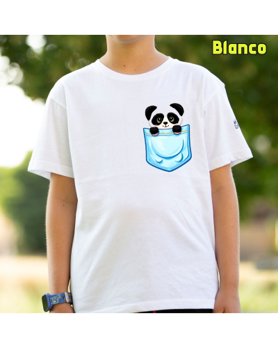 Camiseta niño manga corta - Pandita