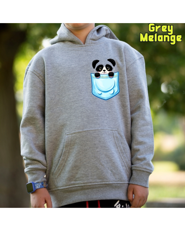 Sudadera niño con capucha Pandita