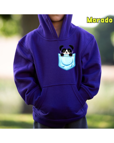 Sudadera niño con capucha - Pandita