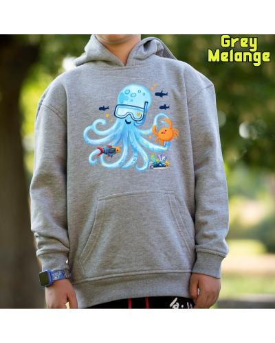 Sudadera niño con capucha - Pulpito