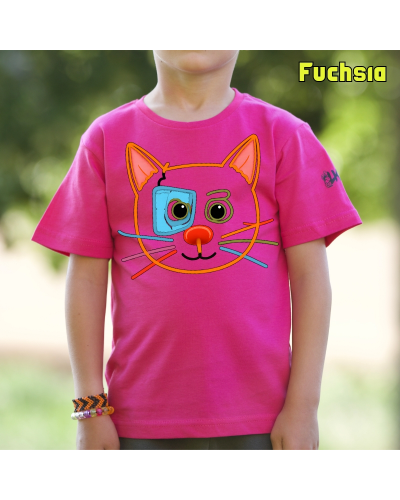 Camiseta niño manga corta - Gatito