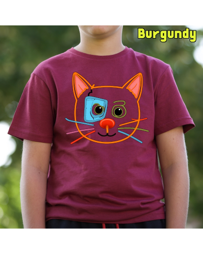 Camiseta niño manga corta - Gatito