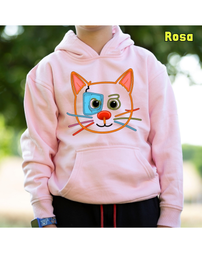 Sudadera niño con capucha - Gatito