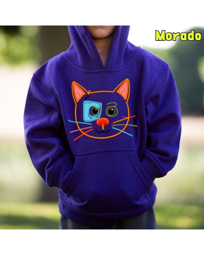 Sudadera niño con capucha - Gatito