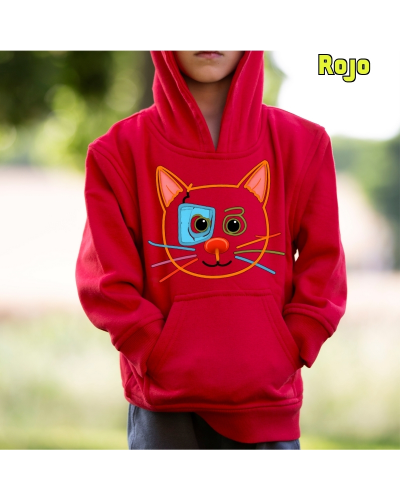 Sudadera niño con capucha - Gatito