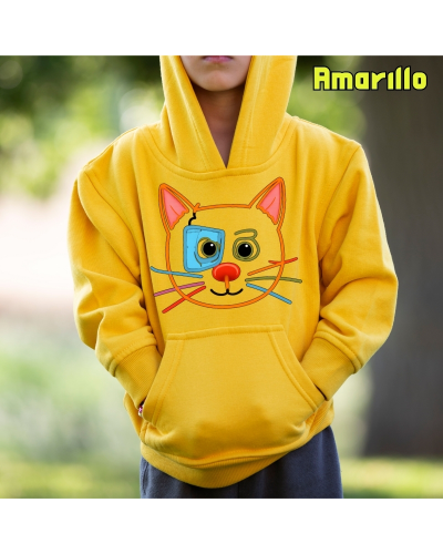 Sudadera niño con capucha - Gatito