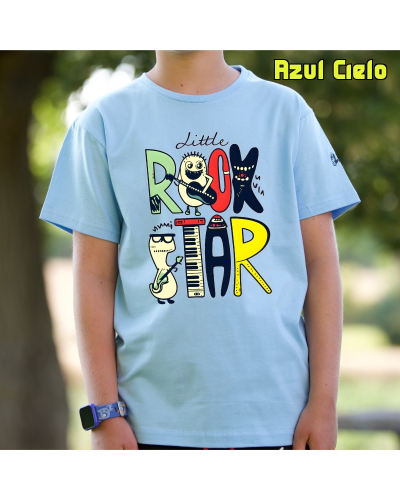 Camiseta Niño Manga Corta - Little Rs