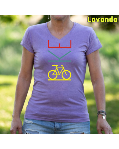 Camiseta Mujer Bike - manga corta