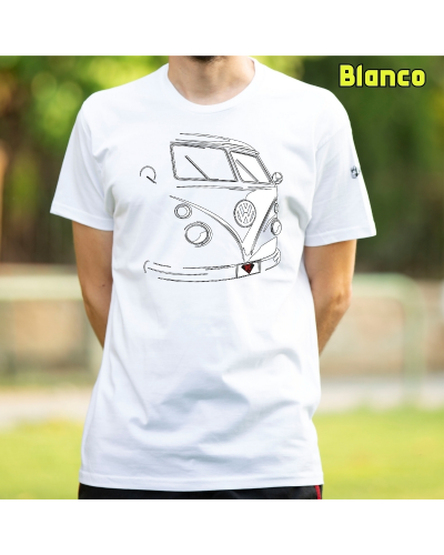Camiseta hombre T1 Furgo- manga corta