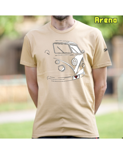 Camiseta hombre T1 Furgo- manga corta