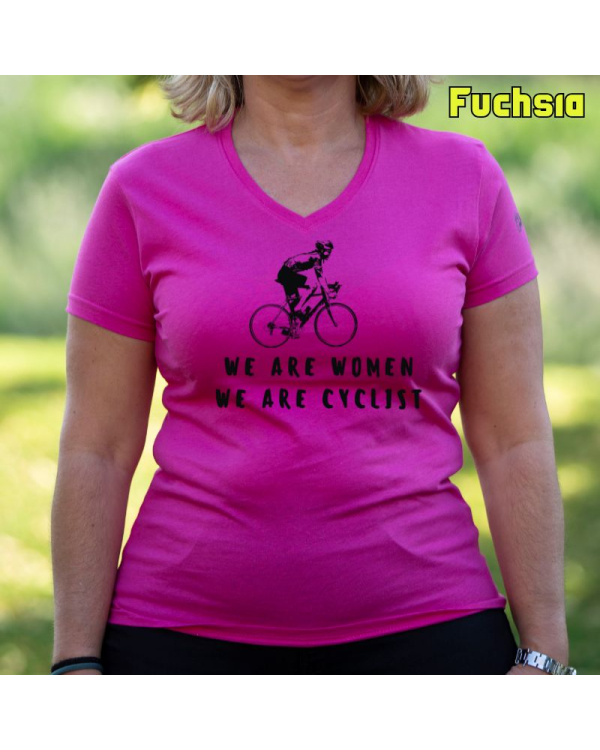 MUJER Y CICLISTA