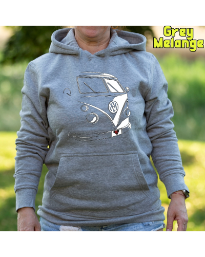 Sudadera mujer con capucha T1 Furgo