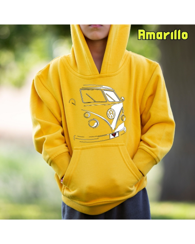 Sudadera niño con capucha-T1 Furgo
