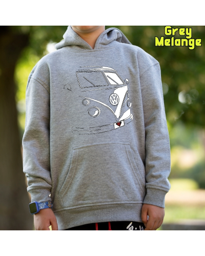 Sudadera niño con capucha-T1 Furgo