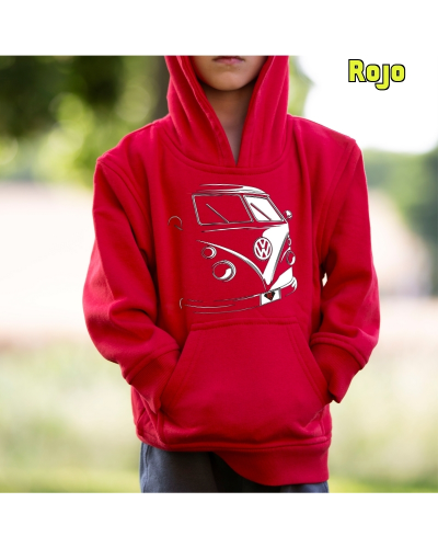 Sudadera niño con capucha-T1 Furgo