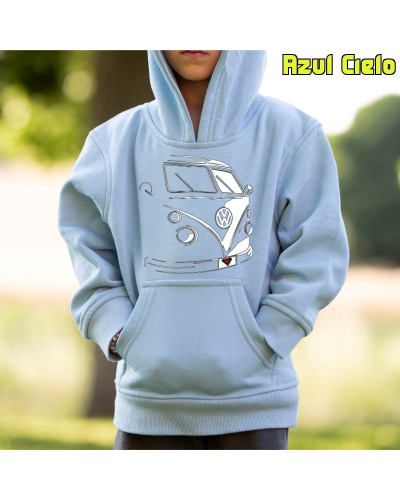 Sudadera niño con capucha-T1 Furgo