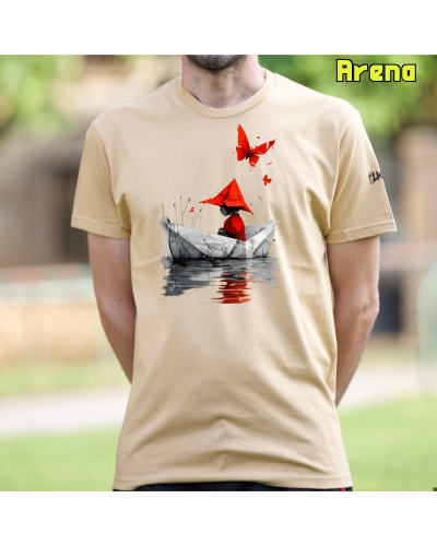 Camiseta hombre manga corta - Barquito De Papel
