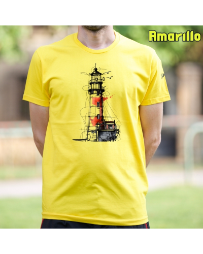 Camiseta hombre El Faro- manga corta