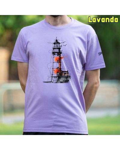 Camiseta hombre El Faro- manga corta