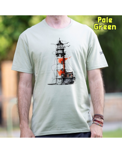 Camiseta hombre El Faro- manga corta