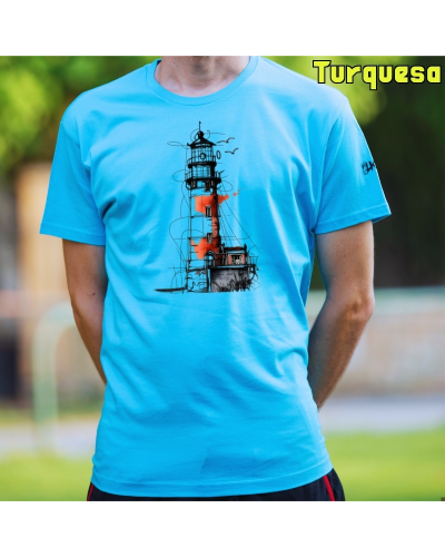 Camiseta hombre El Faro- manga corta