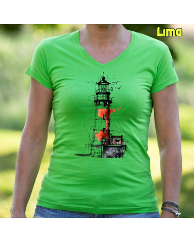 Camiseta Mujer Manga Corta -El Faro