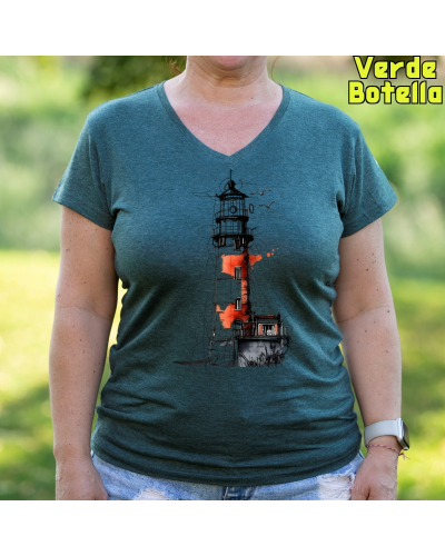 Camiseta Mujer Manga Corta -El Faro