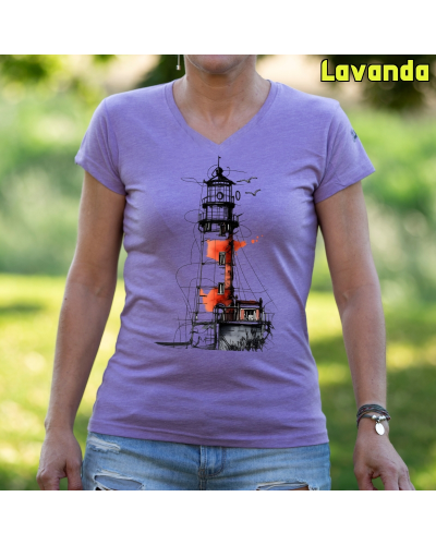 Camiseta Mujer Manga Corta -El Faro