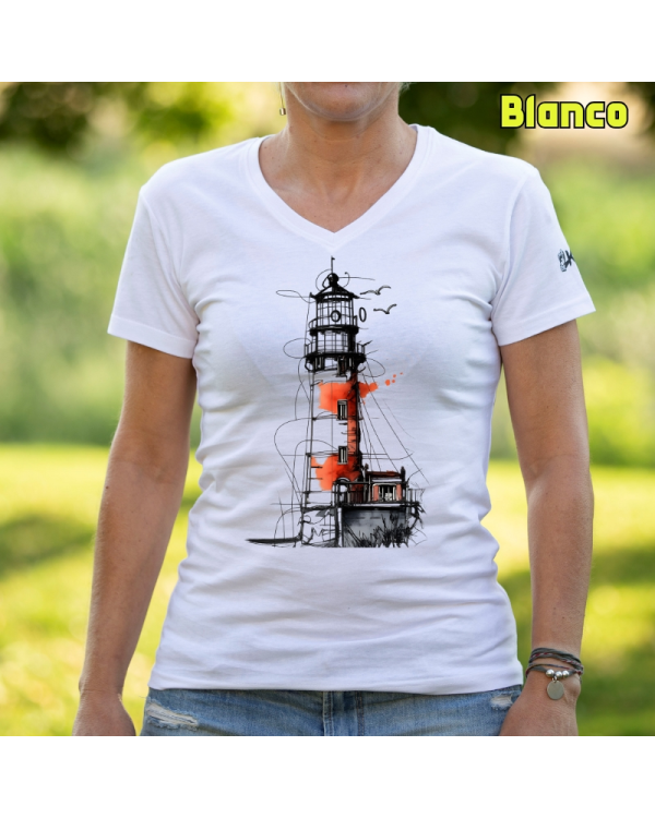 Camiseta Mujer Manga Corta -El Faro