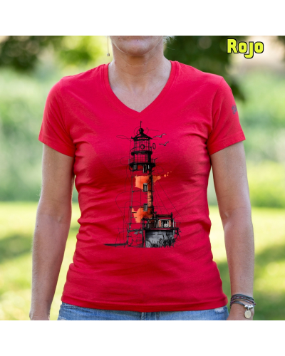 Camiseta Mujer Manga Corta -El Faro