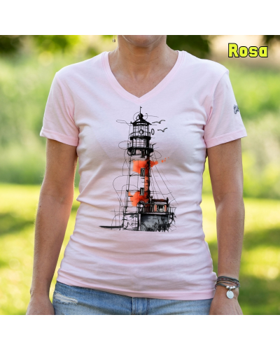Camiseta Mujer Manga Corta -El Faro