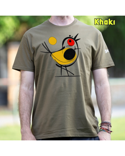 Camiseta hombre Pajarito - manga corta