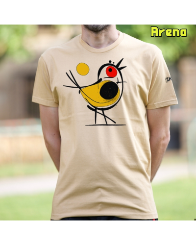Camiseta hombre Pajarito - manga corta