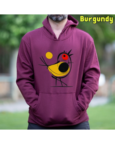 Sudadera hombre con capucha Pajarito