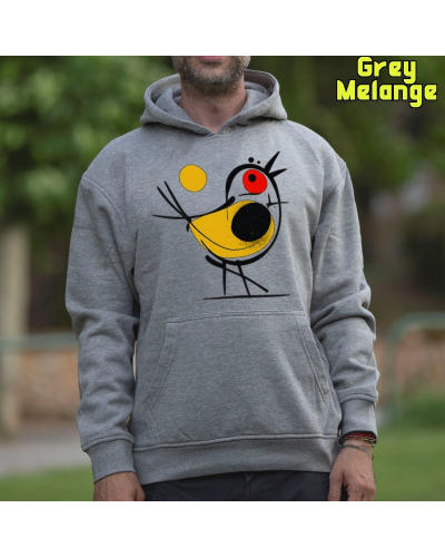 Sudadera hombre con capucha Pajarito