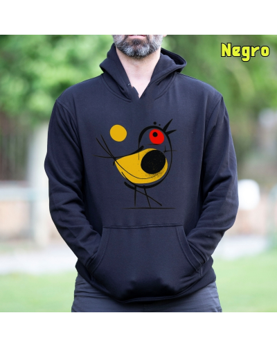 Sudadera hombre con capucha Pajarito