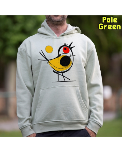 Sudadera hombre con capucha Pajarito