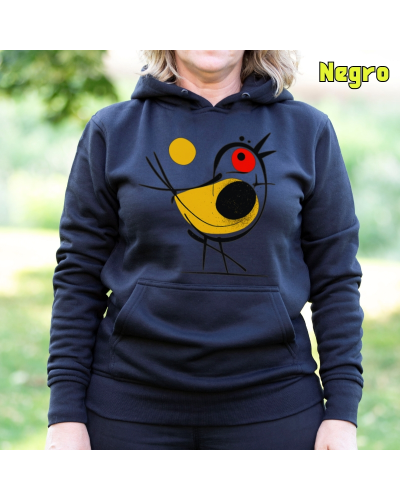 Sudadera mujer con capucha Pajarito