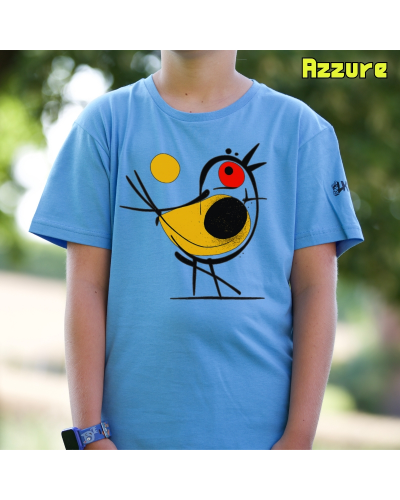 Camiseta niño manga corta - Pajarito