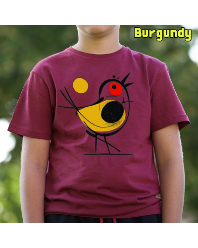 Camiseta niño manga corta - Pajarito