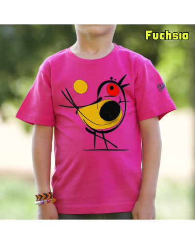 Camiseta niño manga corta - Pajarito