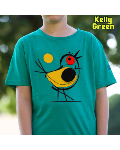 Camiseta niño manga corta - Pajarito