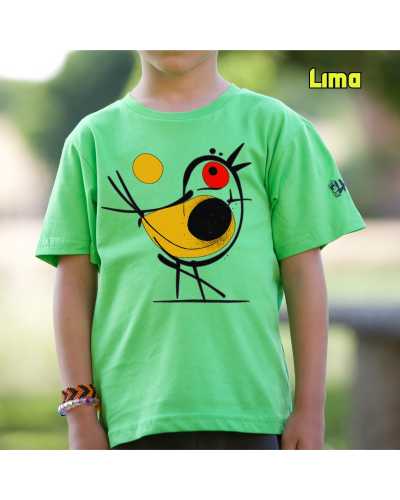 Camiseta niño manga corta - Pajarito