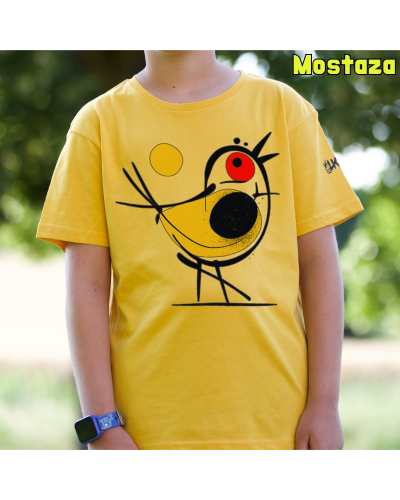Camiseta niño manga corta - Pajarito