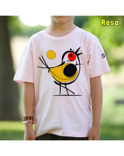 Camiseta niño manga corta - Pajarito