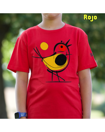 Camiseta niño manga corta - Pajarito