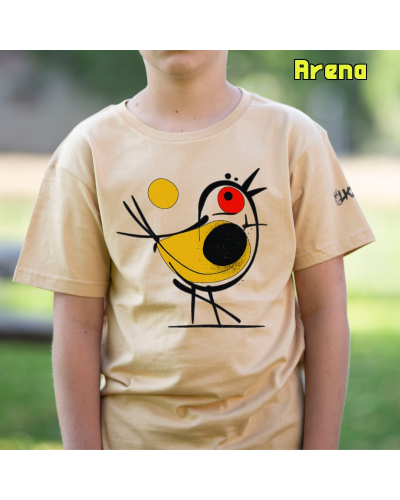 Camiseta niño manga corta - Pajarito
