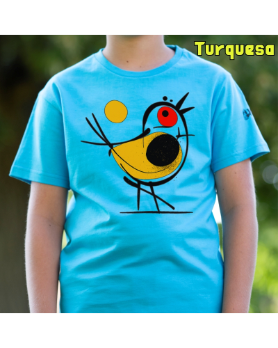 Camiseta niño manga corta - Pajarito
